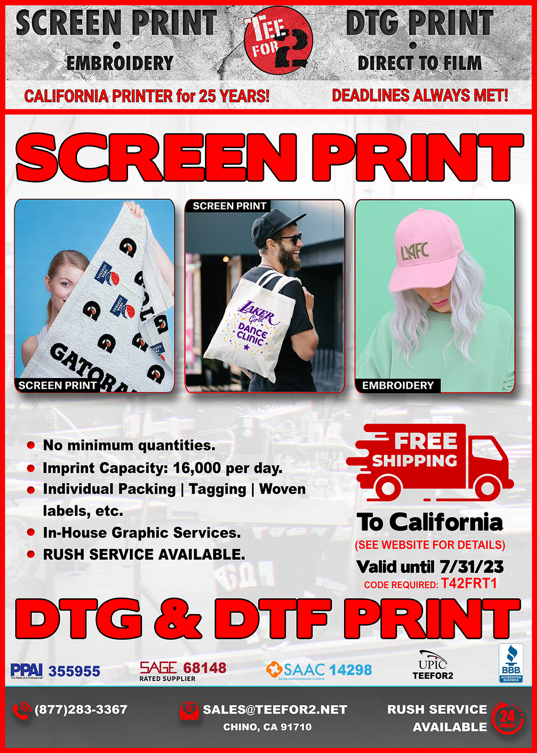 Happy Free Shipping Special - 2023