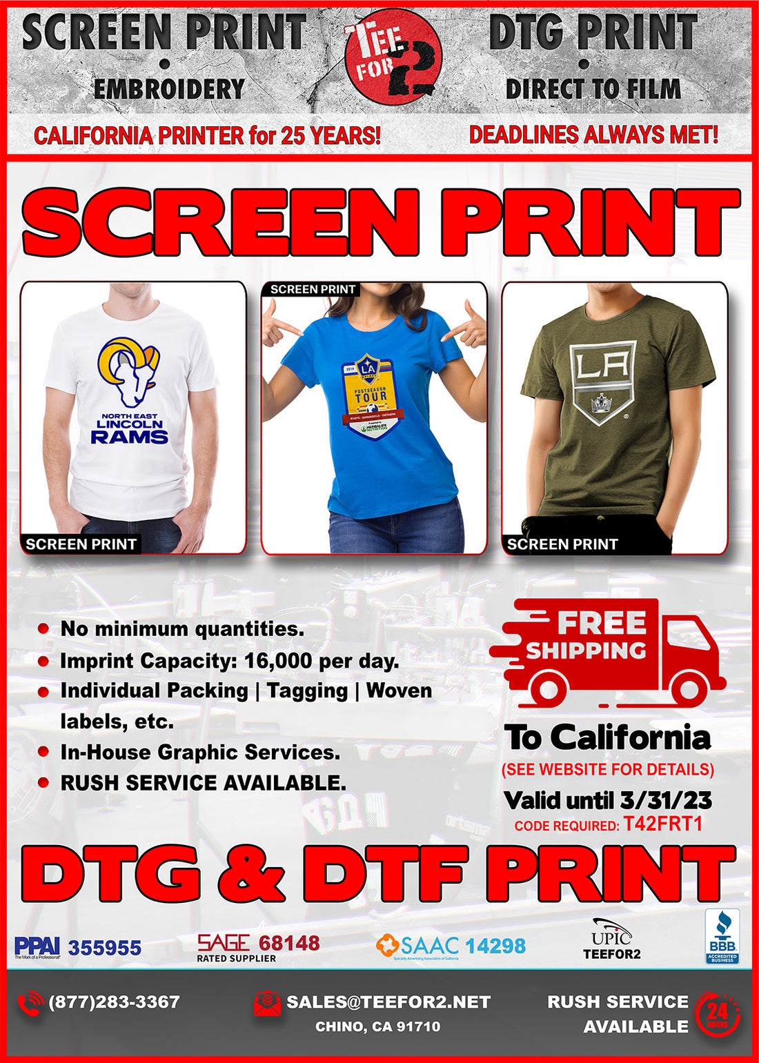 Free Shipping Special