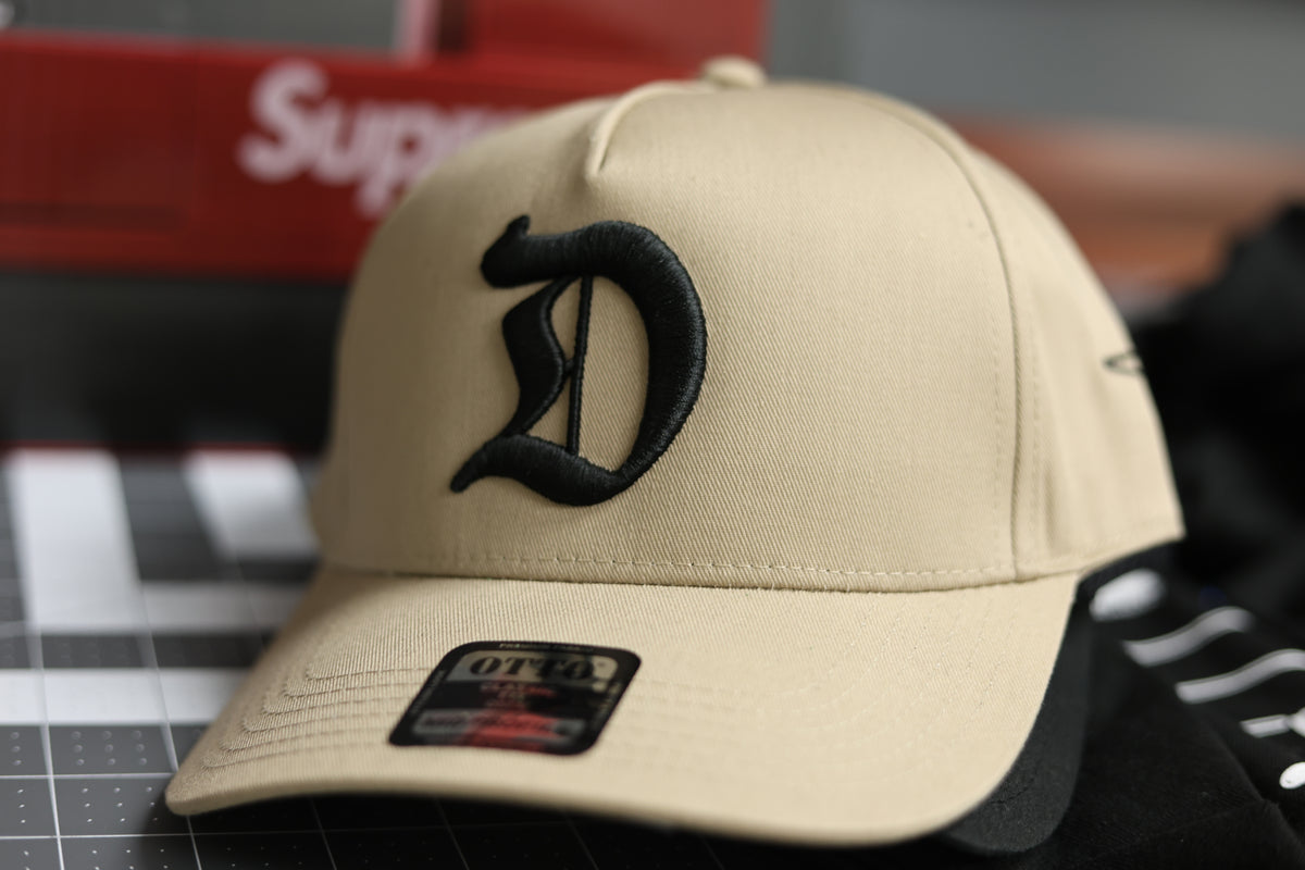 Embroidered hat production example